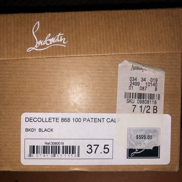 CHRISTIAN LOUBOUTIN Decollete 868 Pump with Box - Picture 5 of 9